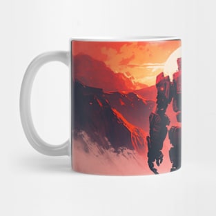 Cyberpunk Mech Mug